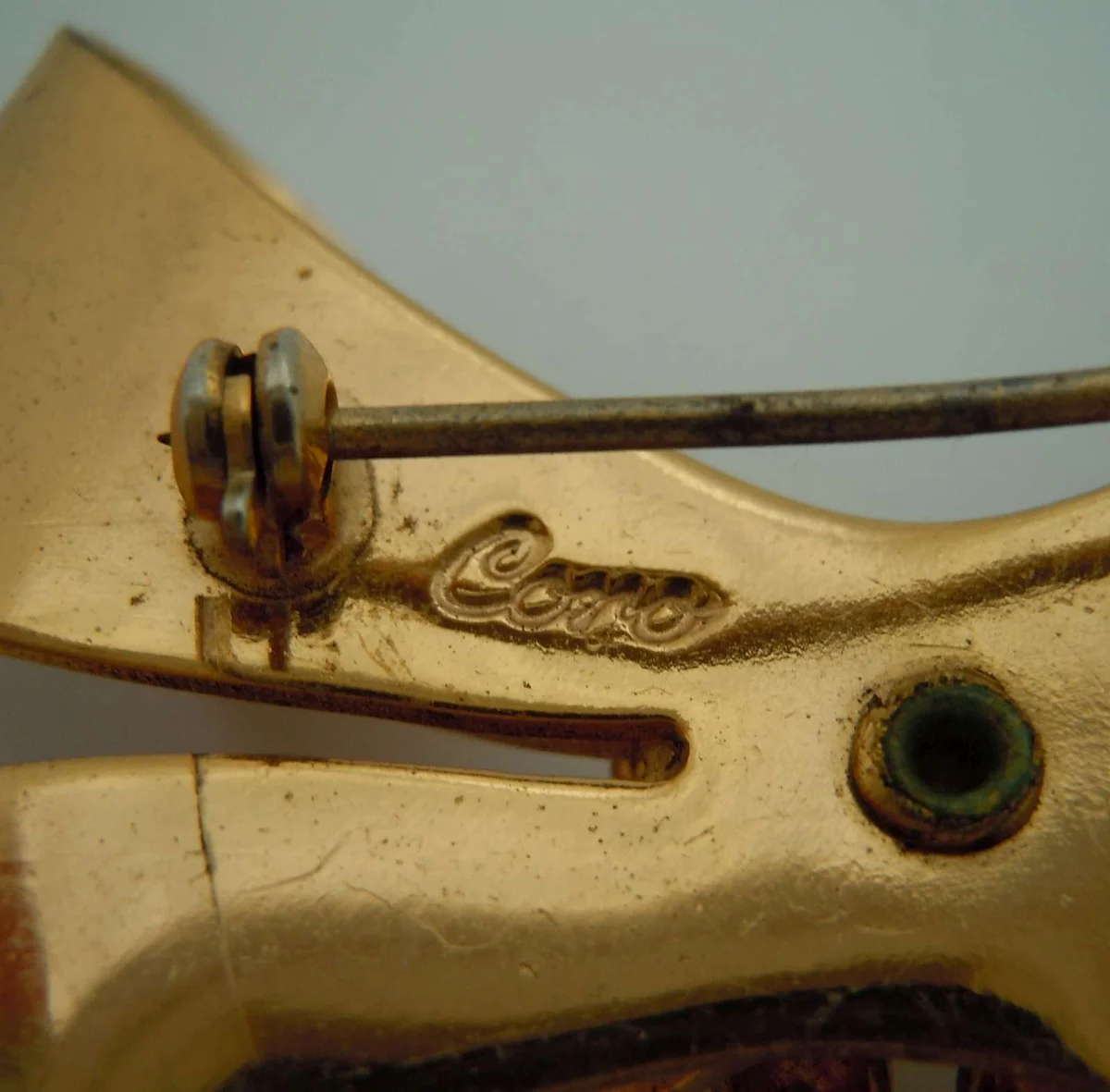Coro Corocraft Designer Brosche  um 1970