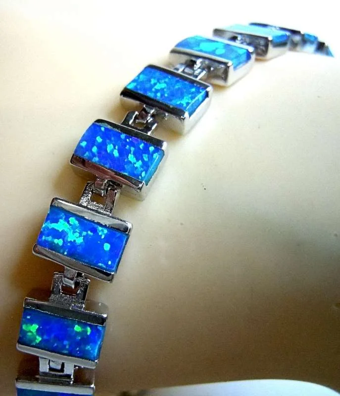 Samira - karibisches Silber Opal Armband Caribic