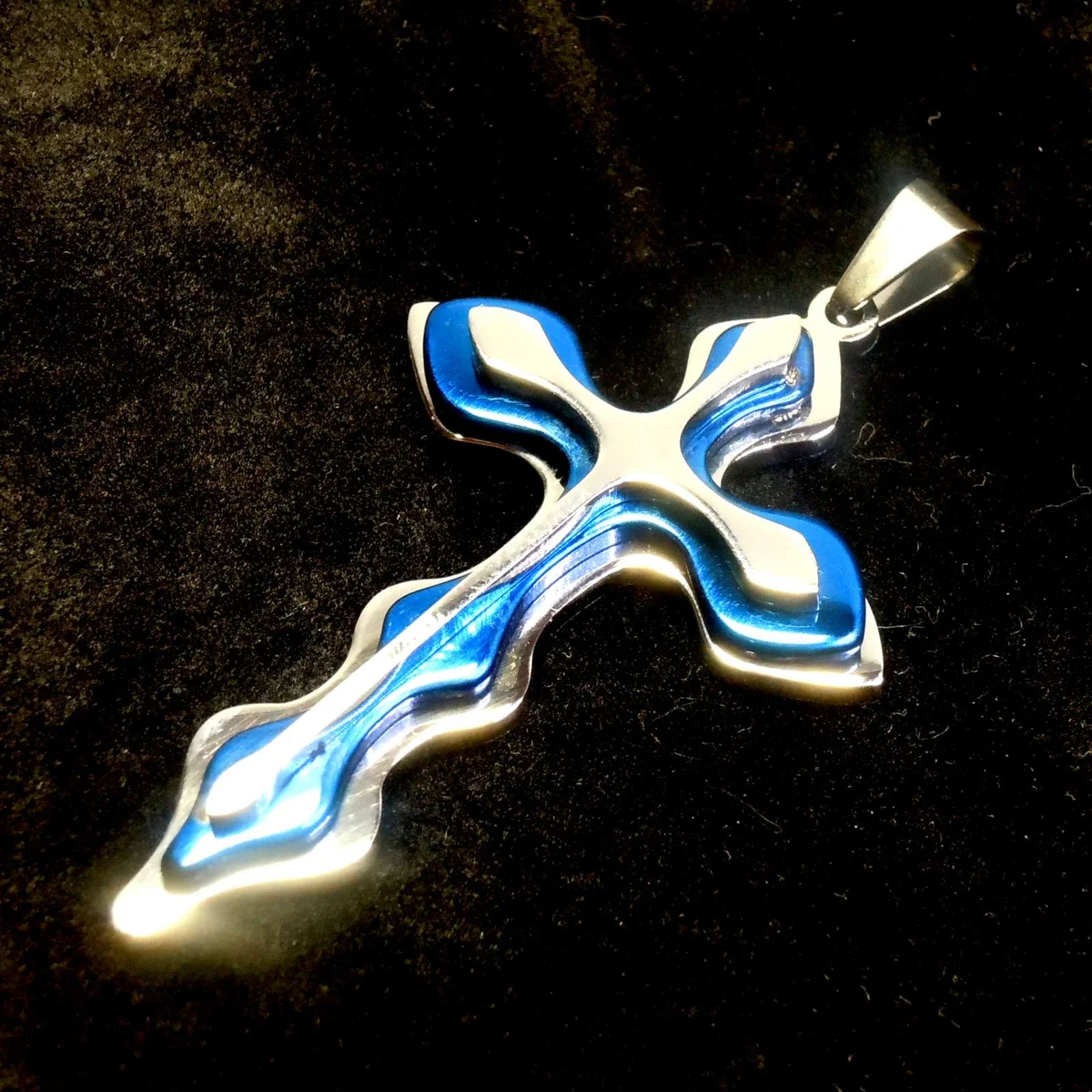 Hammer of Steel - Edelstahl Kreuz Kruzifix modernes Design