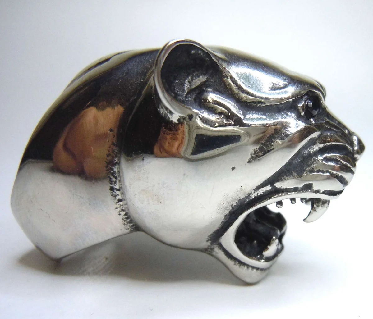 Hammer of Steel - sehr schwerer Panther Cougar Jaguar Football Ring  RG63