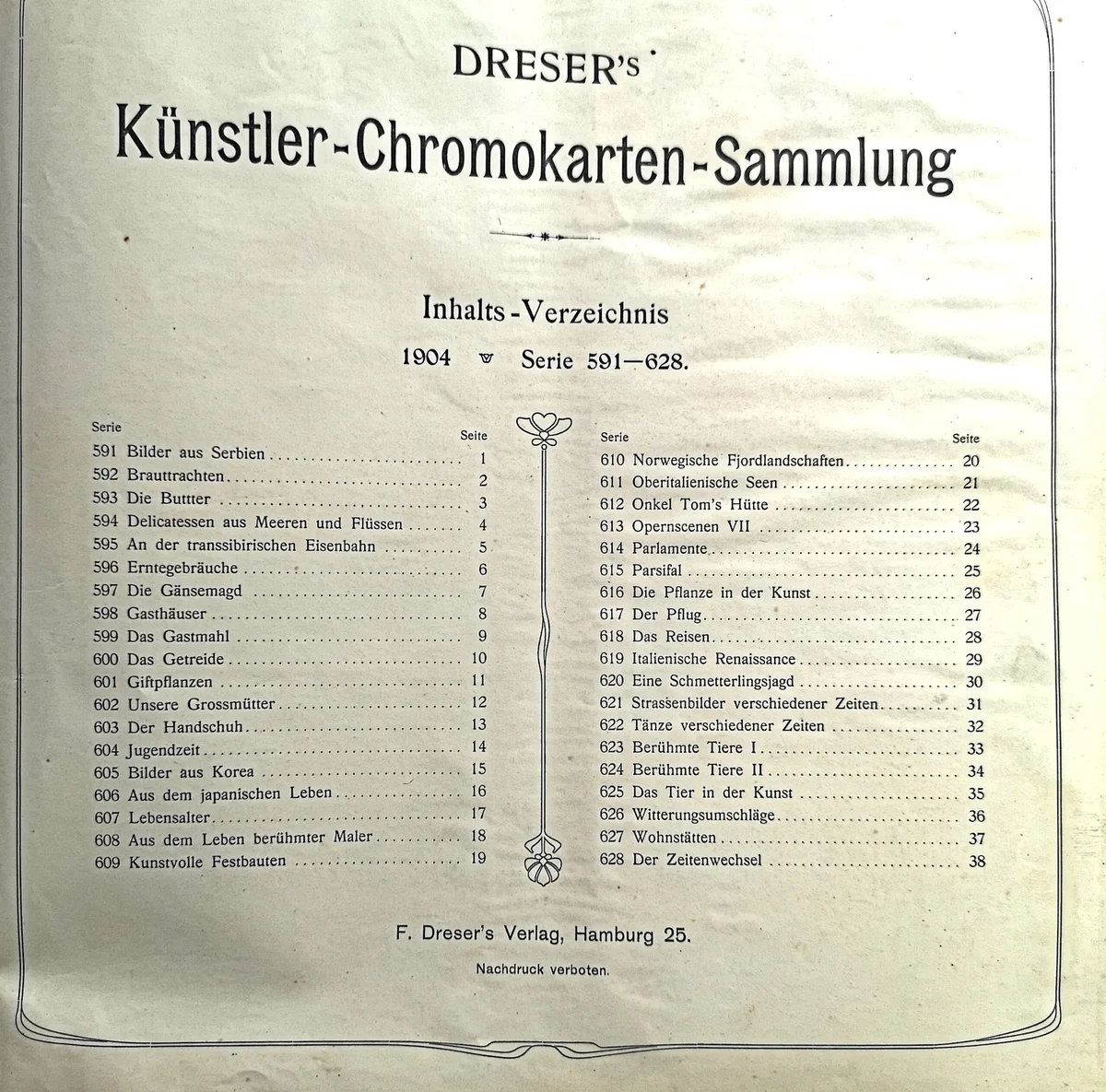 Liebig Sammelbilderalbum der Jahre 1904 - 1906 mit 630 Bilder