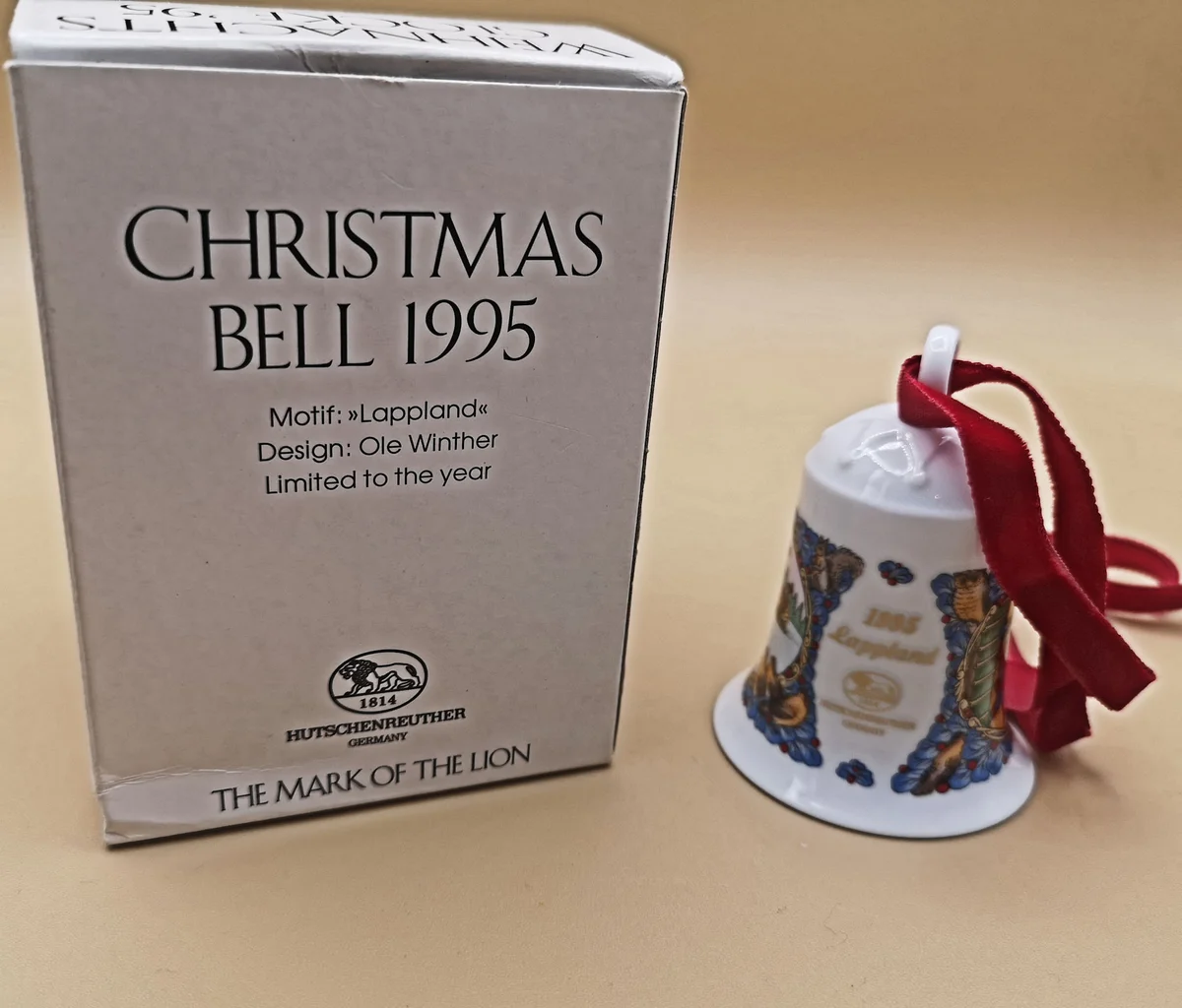 SAMMELEDITION Hutschenreuther Weihnachtsglocke 1995 Ole Winther