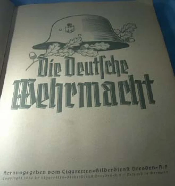 Die Deutsche Wehrmacht - Cigaretten Bilder Album 1936