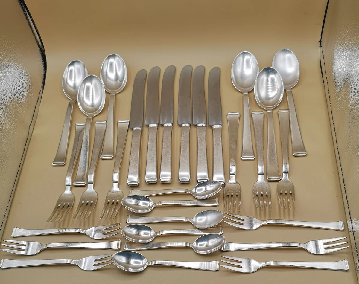 WMF Menue Besteck Dekor 2500 Bauhaus Kurt Mayer (30 -teilig)