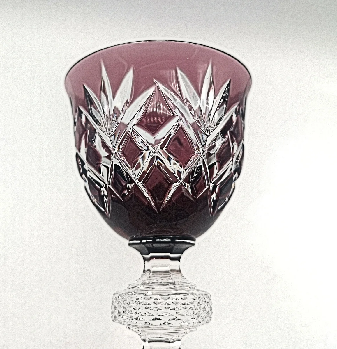 WMF Likörglas Cristal Cabinet handgeschliffen - sehr edel Violett