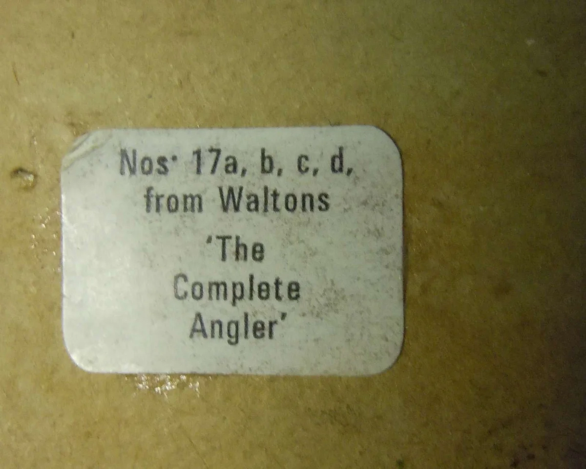 Engl. Glasdruckmalerei Angling Pl 2 -  1827
