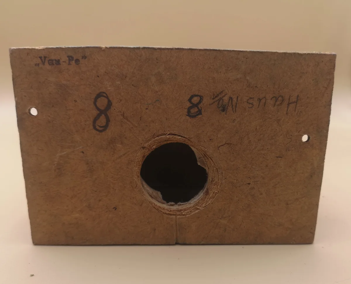 Vau-Pe Nr. ? Haus 50er  - Original Modellhaus H0 - Handgefertigt aus Naturmaterialien (8)