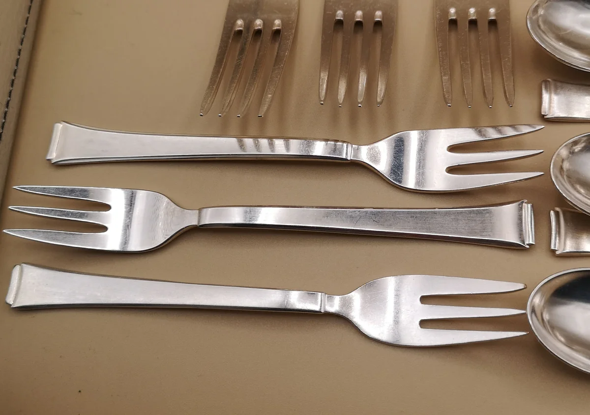 WMF Menue Besteck Dekor 2500 Bauhaus Kurt Mayer (30 -teilig)
