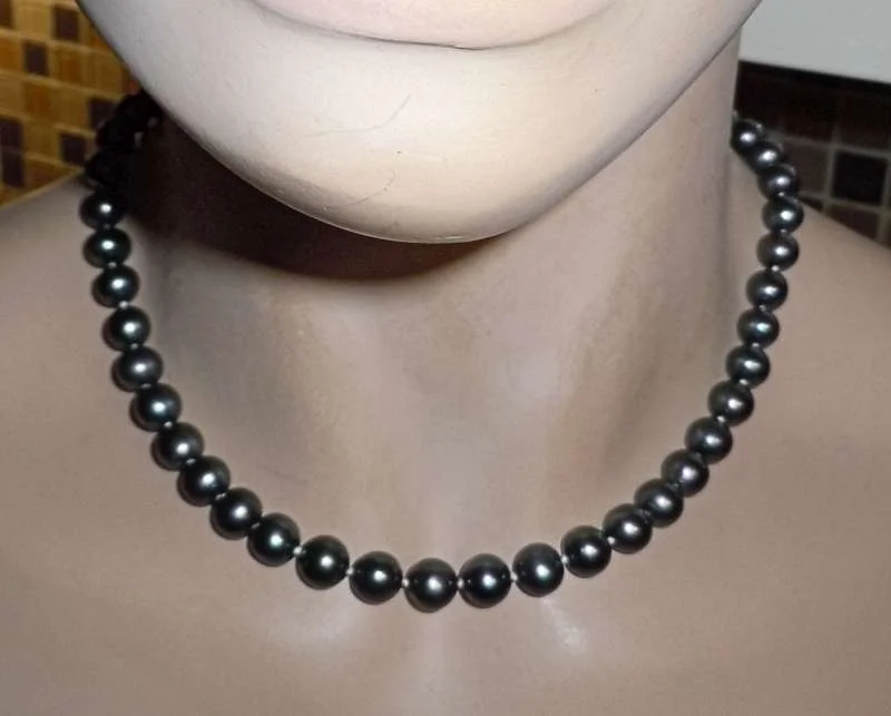 Wechselschließensystem Collier Tahitiperle 8,5 mm
