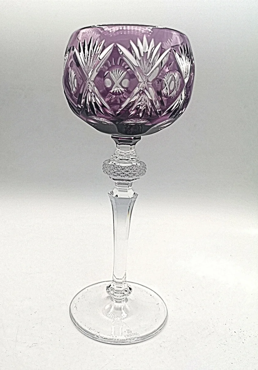 WMF Weinglas Cristal Cabinet handgeschliffen - sehr edel  Violett