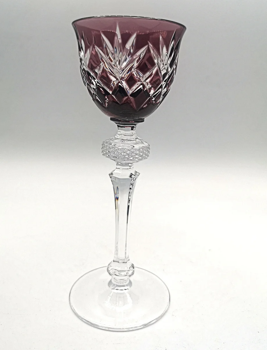 WMF Likörglas Cristal Cabinet handgeschliffen - sehr edel Violett