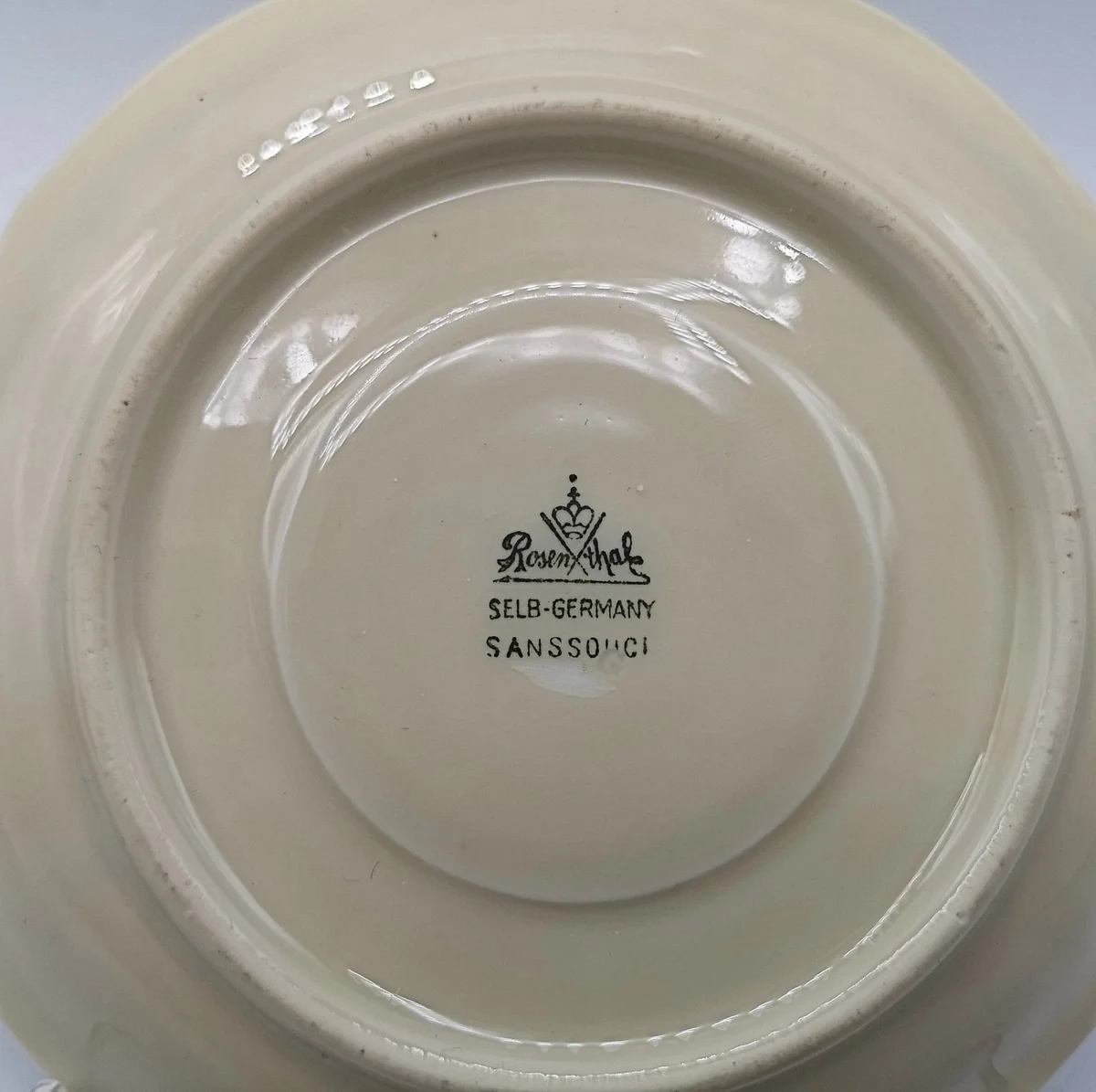 Rosenthal Moccatasse Sanssouci elfenbein von 1946