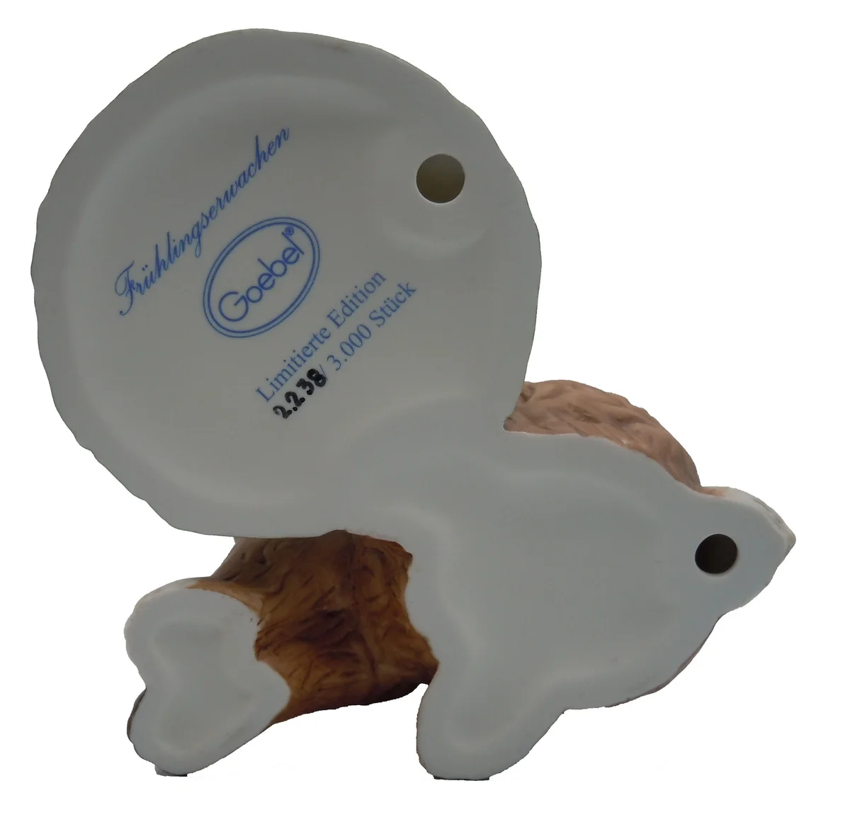 Goebel Hase Kerzenleuchter 10 cm – Limitierte Edition 2238/3000 – Osterdekoration aus Keramik