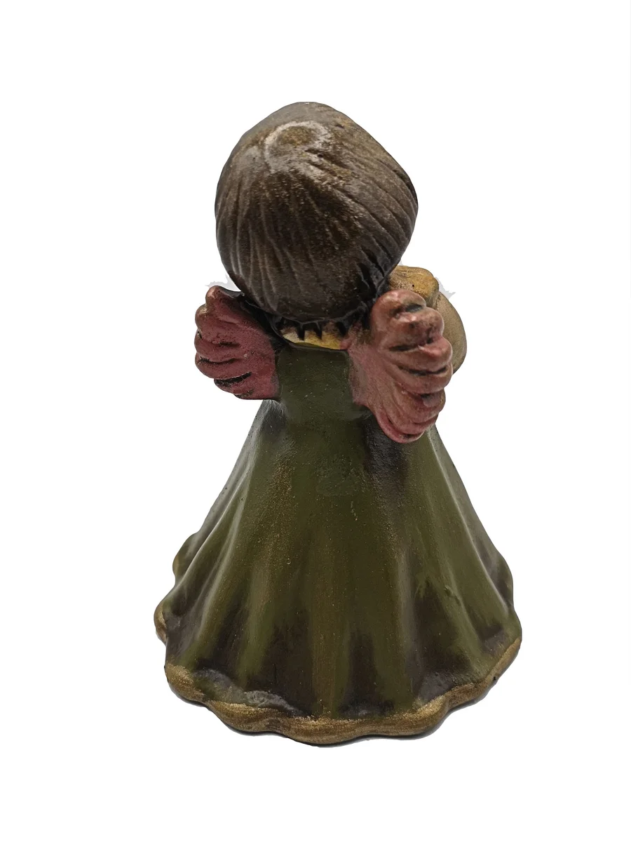 Bozener Engel grün Weihnachtsengel Kerzenhalter Thun 16 cm