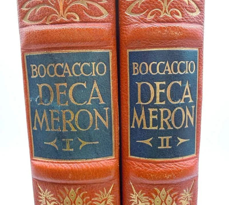 Giovanni Boccaccios Decameron von 1924 in 2 Bänden illustriert