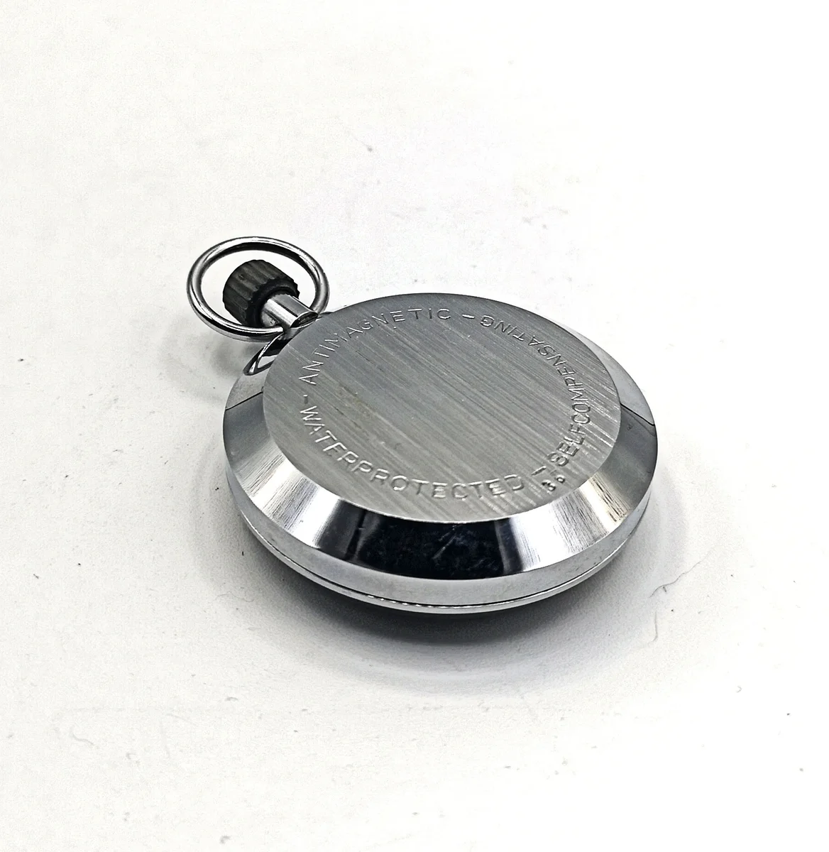 Hanhart 1/5 Stoppuhr wie Neu Kronenstopper Metallgehäuse
