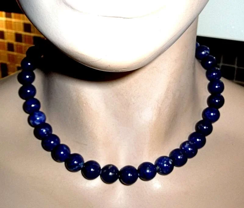 Wechselschließensystem Collier Lapislazuli