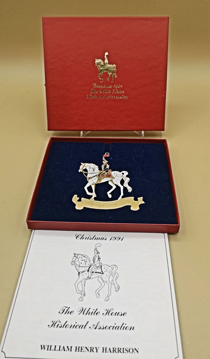 USA Weihnachtsschmuck Christbaumschmuck White House Christmas Ornament 1991