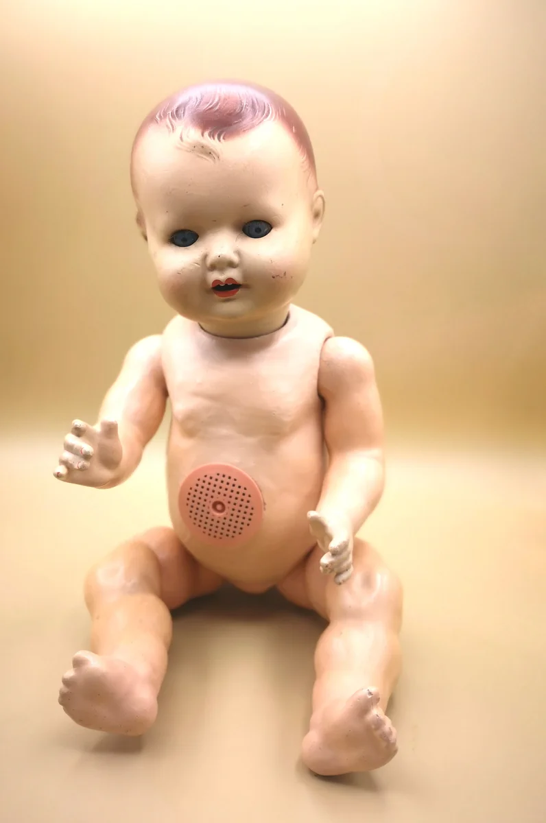 Antike Babypuppe Massebaby Sonneberg mit Schlafaugen