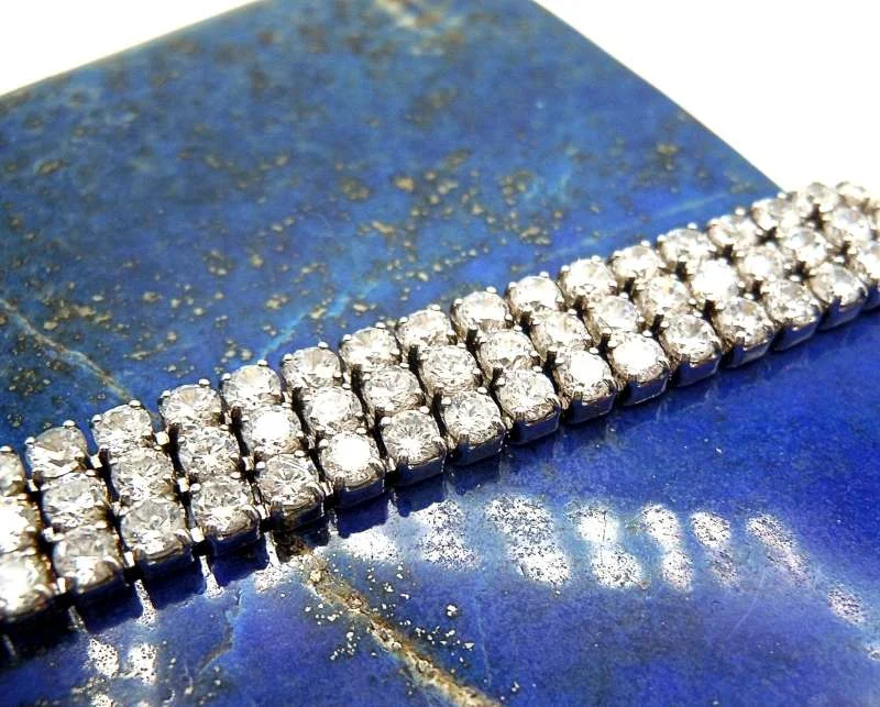 Wunderschönes 925 Silber Tennisarmband mit 198 Zirkone – Rhodiniert & Verstellbar