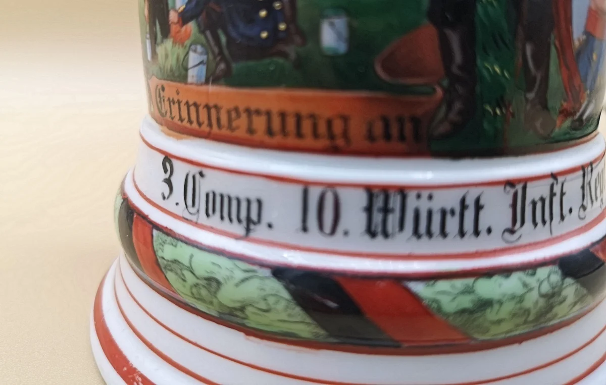 Reservistenkrug Tübingen Nr. 180 - Tambour Scheerer 1910/12