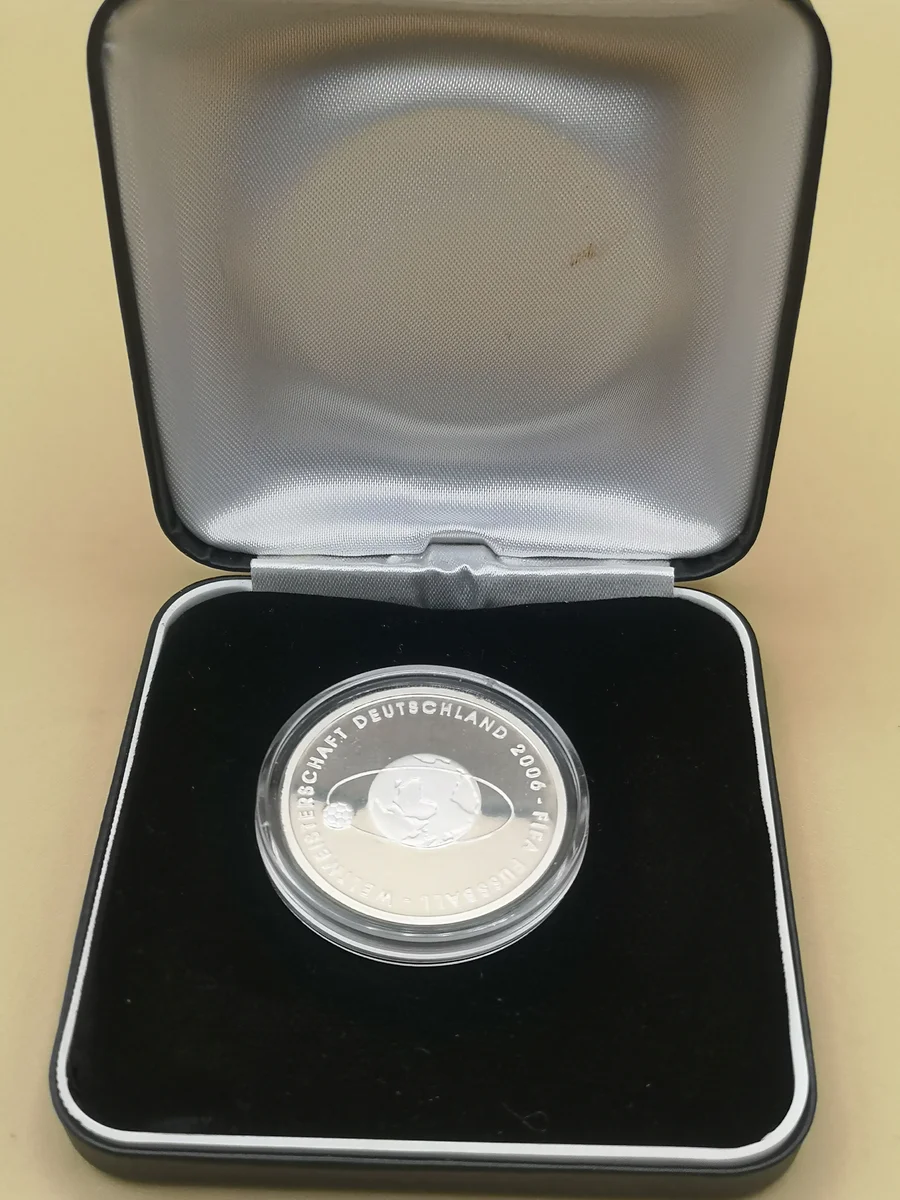 10 Euro Silbermünze 2004 FIFA Fußball-WM 2006 | Polierte Platte (PP) | Berlin A