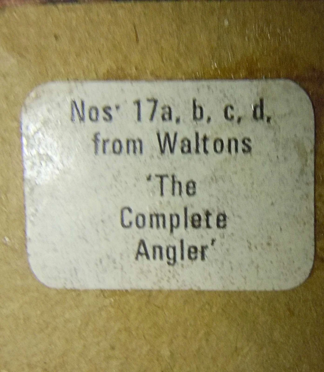 Engl. Glasdruckmalerei Angling Pl 3  - 1827