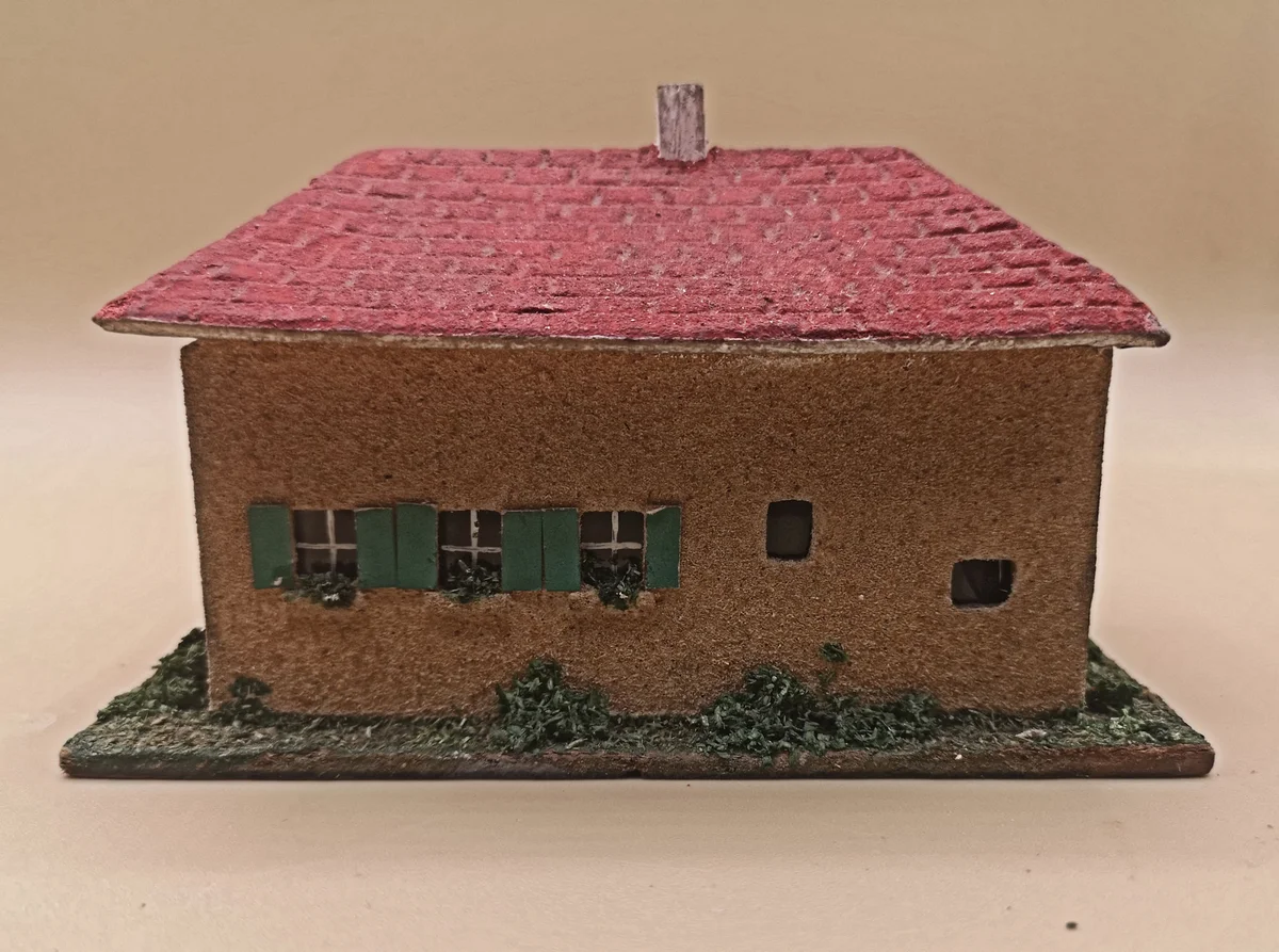 Vau-Pe Nr. ? Haus 50er  - Original Modellhaus H0 - Handgefertigt aus Naturmaterialien (8)