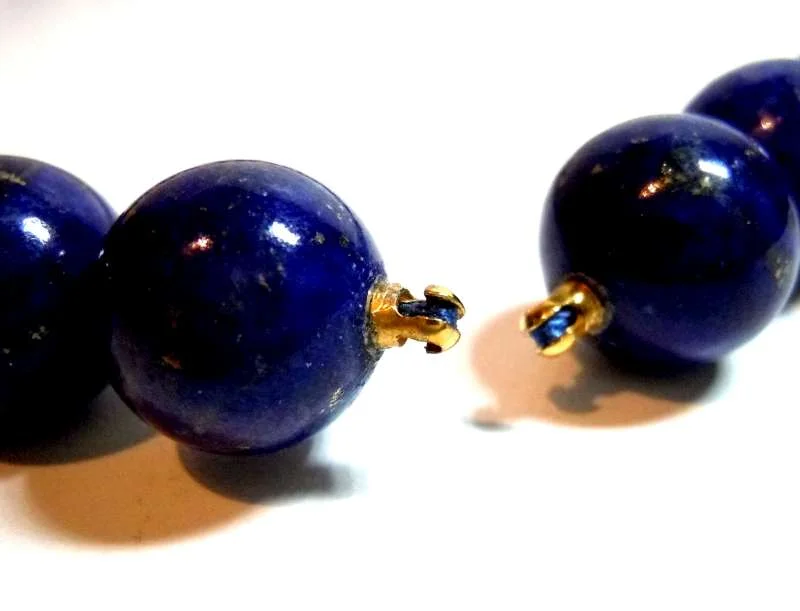 Wechselschließensystem Collier Lapislazuli