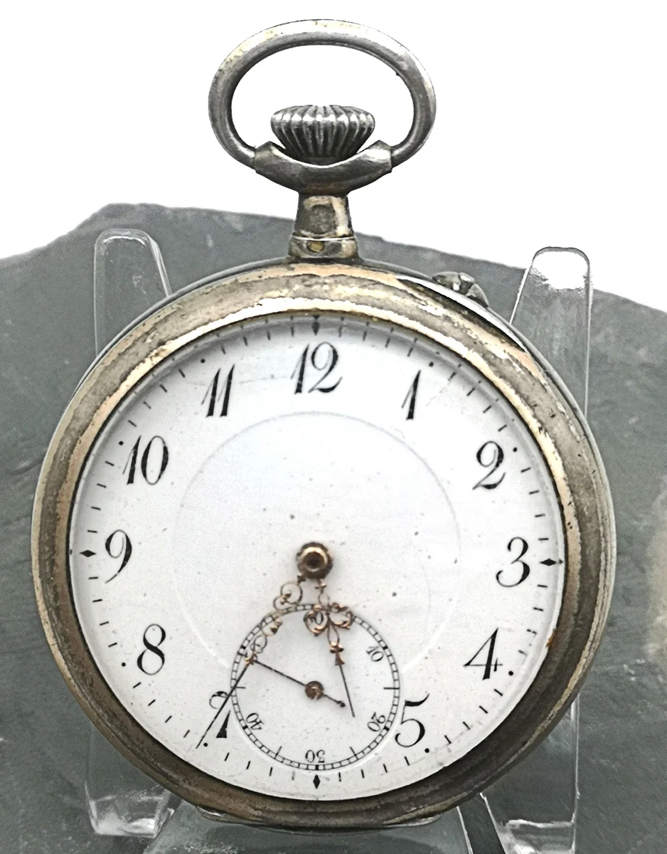Silber Herren Taschenuhr Schild Fréres & Co. (SFC) ca.1900-1925