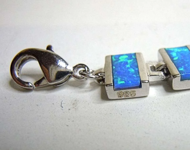 Samira - karibisches Silber Opal Armband Caribic