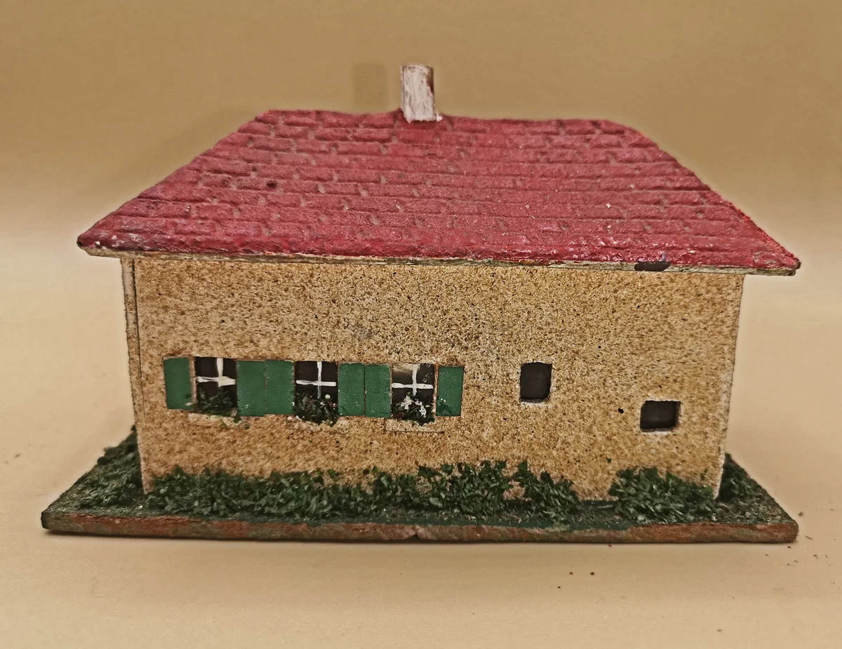 Vau-Pe Nr. ? Haus 50er  - Original Modellhaus H0 - Handgefertigt aus Naturmaterialien (2)