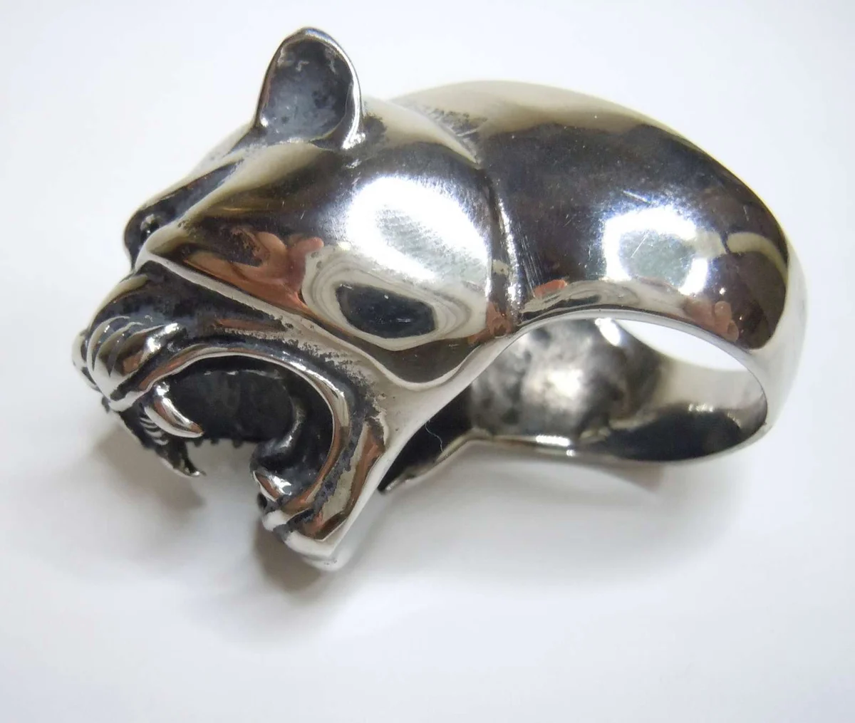 Hammer of Steel - sehr schwerer Panther Cougar Jaguar Football Ring  RG67
