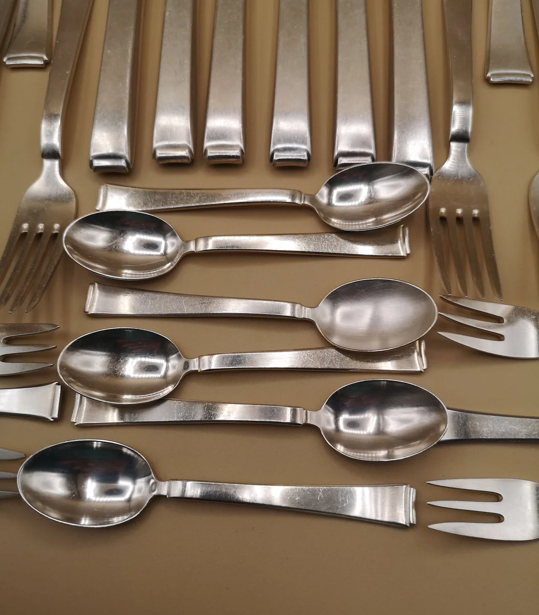 WMF Menue Besteck Dekor 2500 Bauhaus Kurt Mayer (30 -teilig)