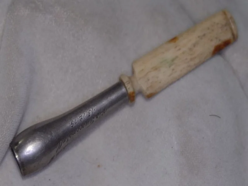 Studenten Silber / Horn Zigarettenspitze gewidmet von 1912