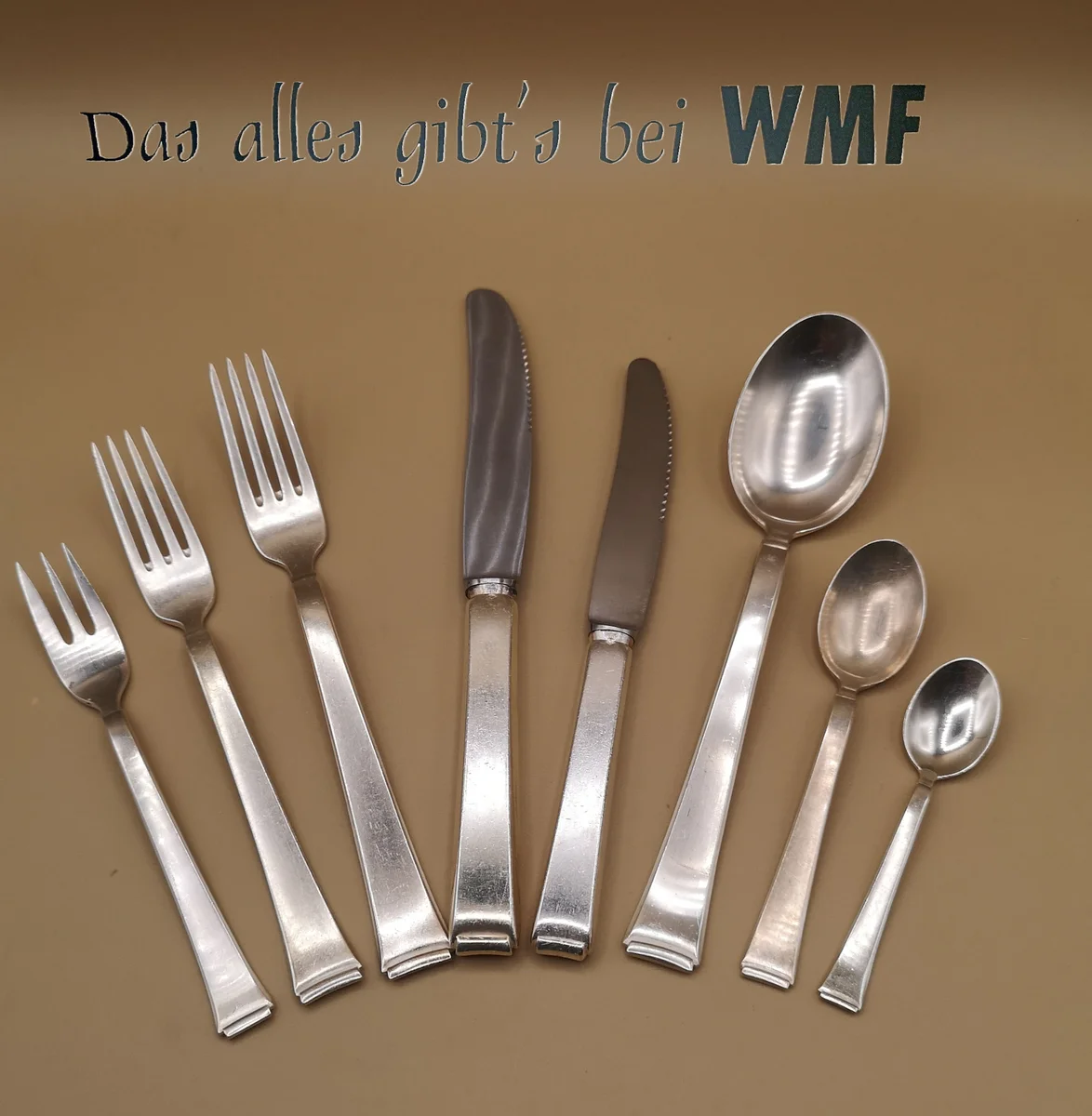 WMF Menue Besteck Teile Dekor 2500 Bauhaus Kurt Mayer