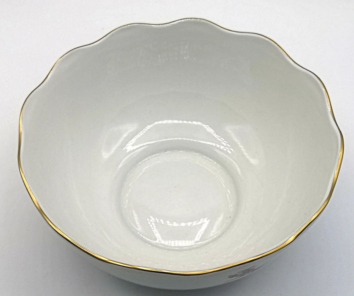 Ludwigsburg Porzellan Schalen Set mit handgemalten Streublümchen Dekor
