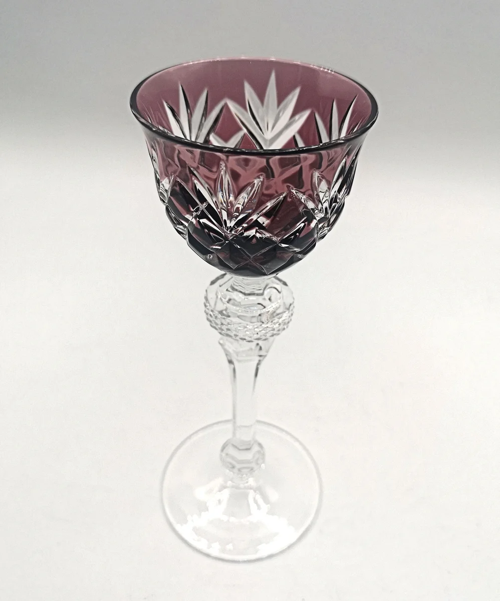 WMF Likörglas Cristal Cabinet handgeschliffen - sehr edel Violett