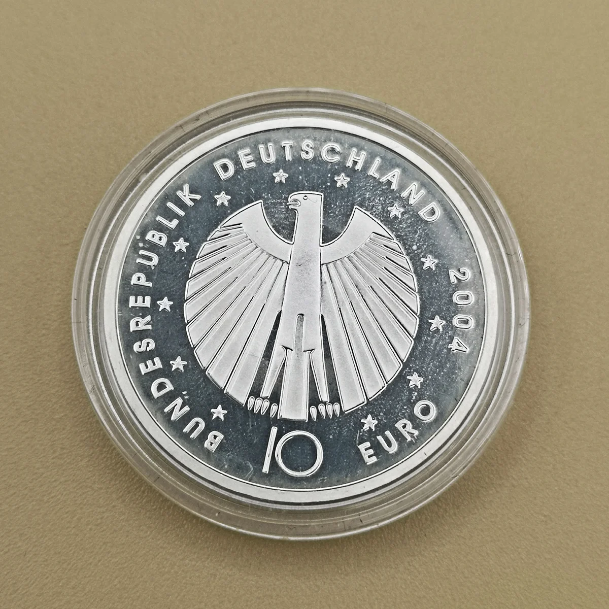10 Euro Silbermünze 2004 FIFA Fußball-WM 2006 | Polierte Platte (PP) | Berlin A