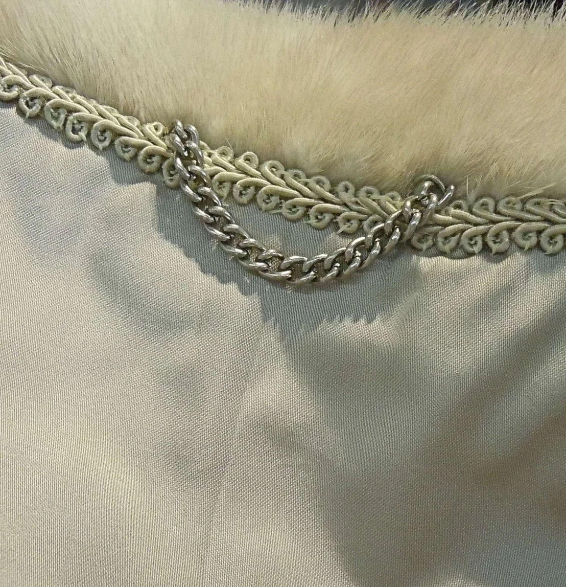 Damen Nerz Jacke cremeweiß   Anfertigung - Gr.36/38 Zustand TOP
