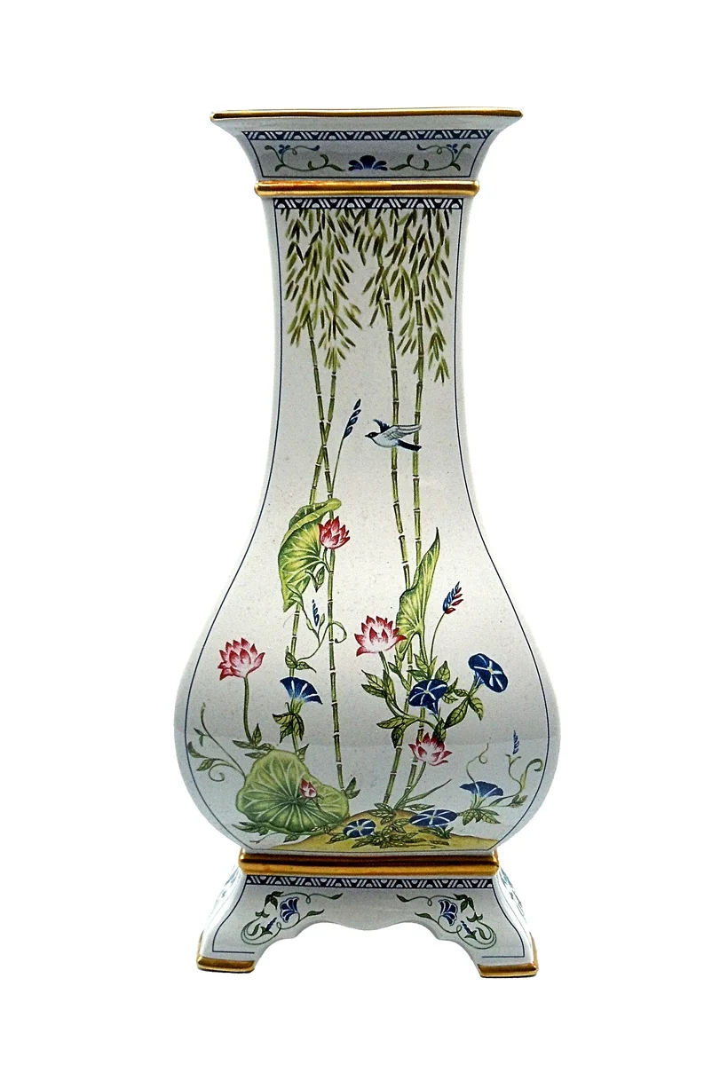 Porzellan Vase Naoko Nobata – Birds & Flower of the Orient 80er