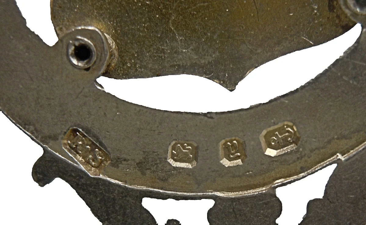Original Silber Masonic Abzeichen von 1899 - Birmingham