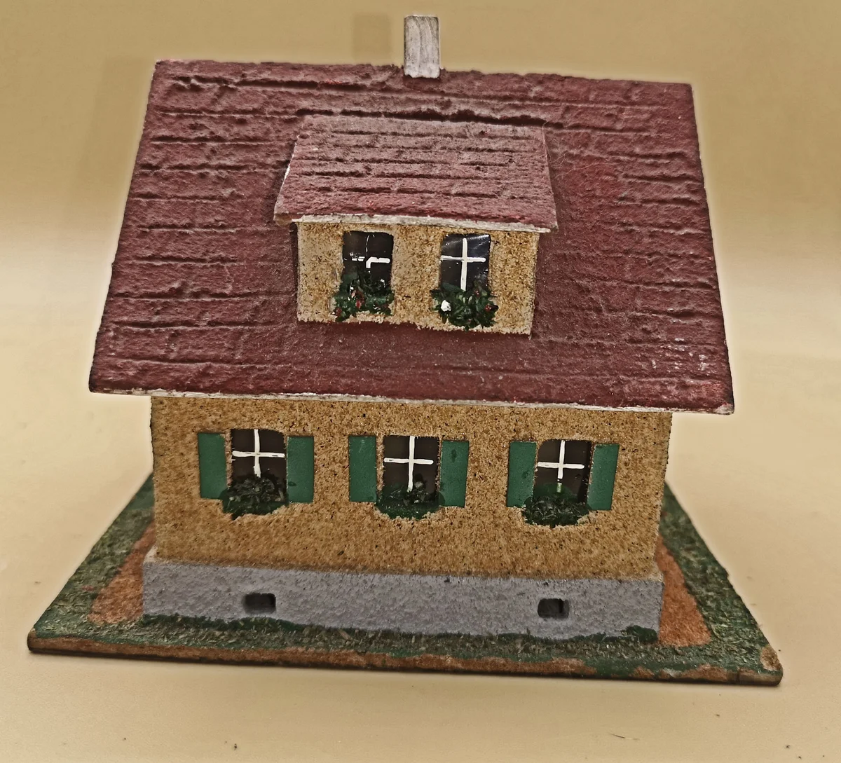 Vau-Pe Nr. 109 Einfamilienhaus 1955 - Original Modellhaus H0 - Handgefertigt aus Naturmaterialien (1)