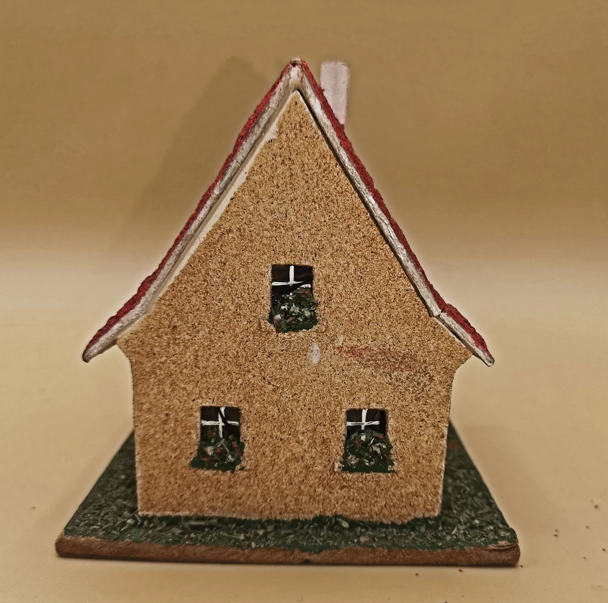 Vau-Pe Nr. ? Haus 50er  - Original Modellhaus H0 - Handgefertigt aus Naturmaterialien (7)